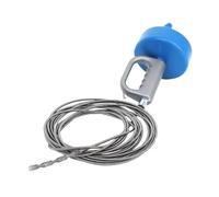 Augers Drain Snakes - Coiled Wire Tool, Single Spring Rod for Debris Extraction, Heavy Duty Cable with Grip, Utility Gear, Pipe Cleaning Device for Showers, Kitchens & Lavatories