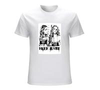 AUGFINDADREAM Men's Free Baby 3 from Hell Horror Movie Devil's Rejects Corpses Zombie T-Shirts White 3XL