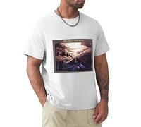 AUGFINDADREAM Men's Jackson Browne Running On Empty Vinyl Cd Cover Cotton T Shirt White S