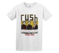 AUGFINDADREAM Men's Rush Roll The Bones Personality Cotton T Shirt White 3XL
