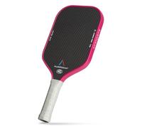 AUGOCEAN Pickleball Paddles Pro,3K Raw Carbon Fiber with Great Grit and Spin,T700 Carbon Fiber Pickleball Paddle,Rackets with More Power,Control and Balance,USAPA Approved (Pink-White 16mm)