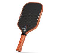 AUGOCEAN Pickleball Paddles,USAPA Approved,3K Raw Carbon Fiber Surface with High Grit and Spin,T700 Carbon Fiber Pickleball Paddle Racket with More Power Control and Balance (A-Brown-16mm)