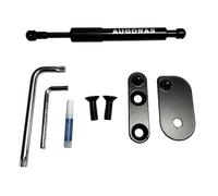 Augoras Tailgate Assist Compatible with 2019-2024 Ford Ranger | Slow Drop Damper & Lift Support Shock | Easy No-Drill Installation with major necessary Tools Included (Black Powder Coating)
