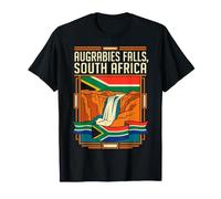 Augrabies Falls South Africa Flag Waterfall Travel Graphic T-Shirt