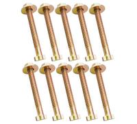 AUGREX 10 Pack Brake Cage Bolt, 1/2" UNC Right Hand, Flat Head, High Strength Metal, Semi-Truck Trailer Brake Bolts