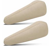 AUGREX Auto Armrest Cover Fit for Lexus GX470 2003 2004 2005 2006 2007 2008 2009 Microfiber Leather, A Pair of Ivory Beige