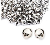 Augshy 50 Pieces Jingle Bells 4/5Inch Craft Bell Bulk