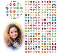 AUGSUN 240 Piece Sticker Earrings 3D Gems Sticker Girls Sticker Earrings Self-Adhesive Glitter Craft Crystal Stickers (Style B), Multicolor