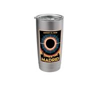 August 12 2026 Eclipse Madrid Group Matching Astronomy Event Stainless Steel Insulated Tumbler