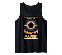 August 12 2026 Eclipse Madrid Group Matching Astronomy Event Tank Top