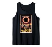 August 12 2026 Eclipse Madrid Group Matching Astronomy Event Tank Top