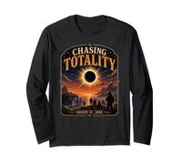 August 12 2026 Total Eclipse Chasing Totality Spain Iceland Long Sleeve T-Shirt