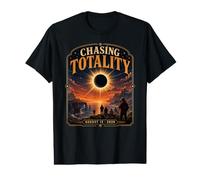 August 12 2026 Total Eclipse Chasing Totality Spain Iceland Value Graphic T-Shirt