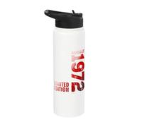 August 1972 Legendary Year 1972 Birth Vintage Since 1972 Stainless Steel Insulated Water Bottle