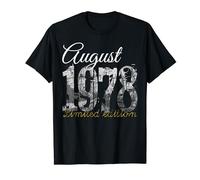 August 1978 Tee - 46 Year Old Shirt 1978 46th Birthday T-Shirt