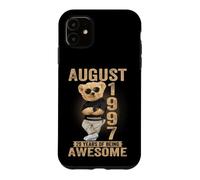 August 1997 29th Birthday 2026 Women 29 years Teddy Bear Case for iPhone 11