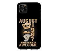 August 1997 29th Birthday 2026 Women 29 years Teddy Bear Case for iPhone 11 Pro Max