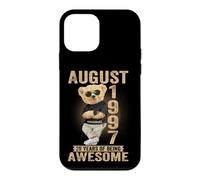 August 1997 29th Birthday 2026 Women 29 years Teddy Bear Case for iPhone 12 mini