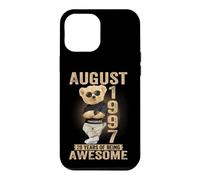 August 1997 29th Birthday 2026 Women 29 years Teddy Bear Case for iPhone 12 Pro Max