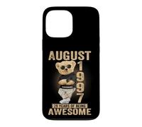 August 1997 29th Birthday 2026 Women 29 years Teddy Bear Case for iPhone 13 Pro Max