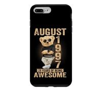 August 1997 29th Birthday 2026 Women 29 years Teddy Bear Case for iPhone 7 Plus/8 Plus