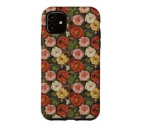 August Birth Flowers Poppies Gladioli Case for iPhone 11