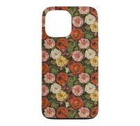 August Birth Flowers Poppies Gladioli Case for iPhone 13 Pro Max