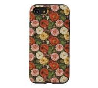 August Birth Flowers Poppies Gladioli Case for iPhone SE (2020) / 7/8