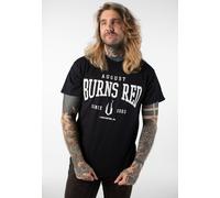 August Burns Red - Puff Varsity Logo - T-Shirt - black - L - 100% Cotton,Jersey L