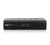 August Freeview Set-Top Box Dual Recorder, Black
