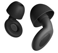 August EAR530 Noise Reduction Ear Plugs for Sleep - Soft Reusable Washable Silicone Earplugs for Hearing Protection, 4 Sizes XS/S/M/L with Storage Case - SNR 25db Noise Cancelling for Flight - Black