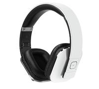 August EP650W Over-Ear Wireless Headphones with Mic - Bluetooth 5.1 Studio Headset with EQ, 20H Playtime, aptX LL, NFC Touch, Multi-Point for Two Devices, 3.5mm Aux, Adjustable Headband - White