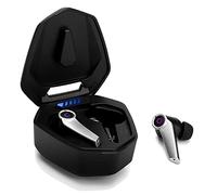 August EPG500B Wireless Gaming Earbuds with Dual-Mic ENC Noise Cancelling - Bluetooth 5.0 Earphones, Low-Latency, 40H Playtime with Charging Case for Sports, Meeting, PC, PS5, Switch - Black