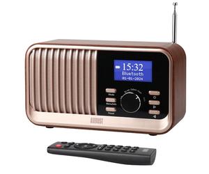 August MB450K Portable DAB+/FM Digital Radio with Bluetooth Alarm Clock