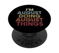 August Name August Personalized Name First Given PopSockets Adhesive PopGrip