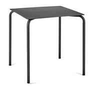August Outdoor Square Side Table Black