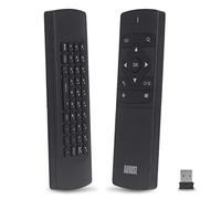 August PCR500 2.4GHz Air Mouse Remote Control with Wireless Mini Keyboard and Mouse - 3 in 1 Universal Smart Remote for Android TV Box, Fire TV, Smart TV, NVIDIA Shield, PC, Laptop - Black