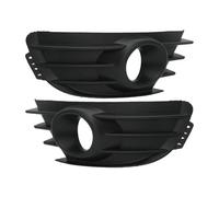 AUGUST SNOW Automobile front grille 1 Pair Front Bumper Fog Light Grille Black Fog Lamp Cover Trim Fog Light Frame Cover For C4 2004-2008 Car front grille