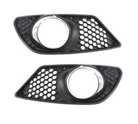 AUGUST SNOW Automobile front grille 2 Pcs ABS Car Front Bumper Fog Light Lamp Cover A2048850353 A2048850253 For C-Class W204 2008-2010 Car front grille
