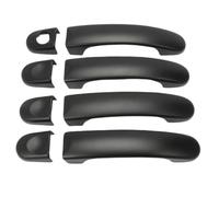 AUGUST SNOW Car Exterior Door Handles 8 PCS Black Door Handle Cover for Transport T5 T6 for Caddy Van