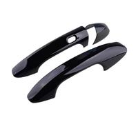 AUGUST SNOW Car Exterior Door Handles ABS Car Exterior Black Door Handle Cover Trim Frame Fit for C E GLC Class W205 X253 W213 2016 2017 2018 2019