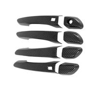 AUGUST SNOW Car Exterior Door Handles ABS Carbon Fiber Car Door Handle Cover Trim Styling Accessories for Hyundai for Tucson 2016 2017 2018 2019 2020 2021(5)