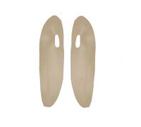 AUGUST SNOW Car Exterior Door Handles for Peugeot 307 2004 2005 2006 2007 2008 2009 2010 2011 2012 2013 Car Door Handle Panel Armrest Leather Cover Trim Accessories(Rear Pair Beige)