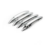 AUGUST SNOW Car Exterior Door Handles for Solaris for Verna Ix25 for Accent for Grand for Avega 2010-2015 Chrome Car Door Handle Cover Trim Sticker