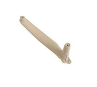 AUGUST SNOW Car Exterior Door Handles Interior Left Right Passenger Door Pull Handle Inside Cover Panel Trim Replacement for X5 X6 E70 E71 E72 2007-2013(Right Beige)