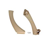 AUGUST SNOW Car Exterior Door Handles Left Right Interior Door Pull Handle with Cover Trim for 3 Series E90 E91 316 318 320 325 328 2005-2012 Car Door Interior(Beige Right Set)