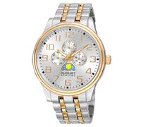 August Steiner Men's Orlune Chronograph 45mm Quartz in Silver August Steiner Silver One Size