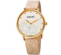 August Steiner Women's Solvaira Bloom 36mm Japanese Quartz Classic in Silver August Steiner Silver One Size