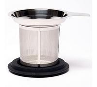 August Uncommon Holiday Tea Infuser - 18/8 Stainless Steel Mesh Strainer with Silicone Lid - Extra Fine BPA-Free Loose Leaf Tea Filter - Fits Most Mugs and Teapots (L 4.25" x W 4.125" x H 3.5")