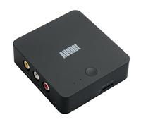 August VGB400 Video Capture Card Without PC - VHS to Digital Converter with HDMI Output, Transfer VCR, Camcorder, DVD via RCA/SCART, Record to USB or Micro SD (Up to 64GB), Easy One-Touch Controls